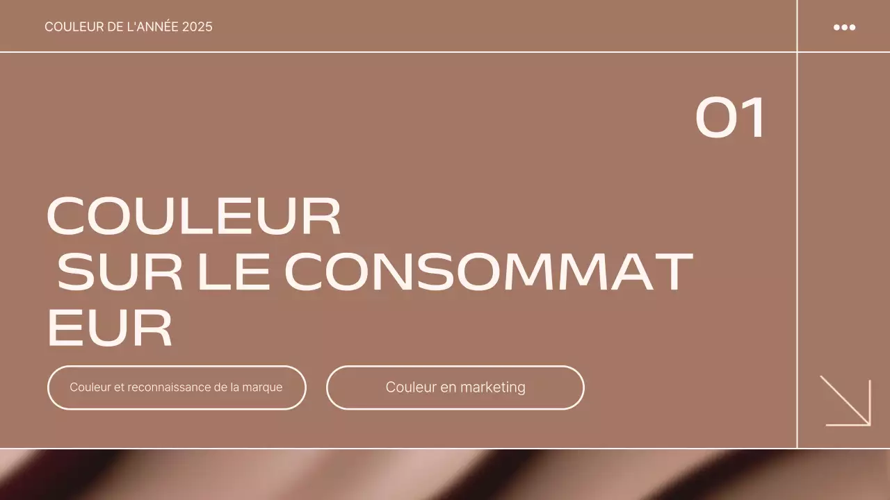document de rapport sur les tendances modernes en beige
