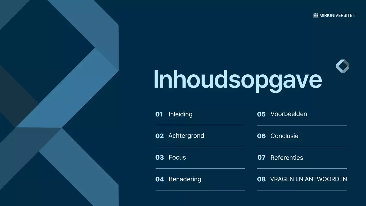 blauw modern wetenschapscollege