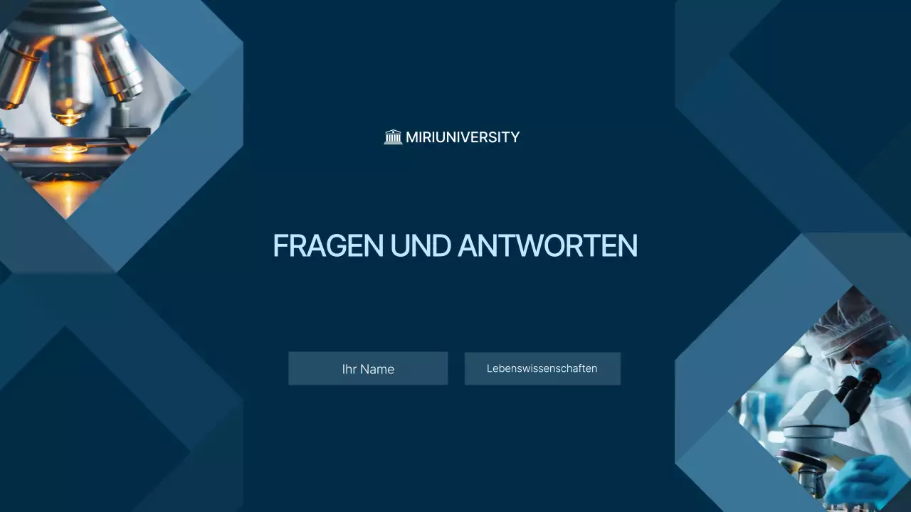 blue modern science lecture