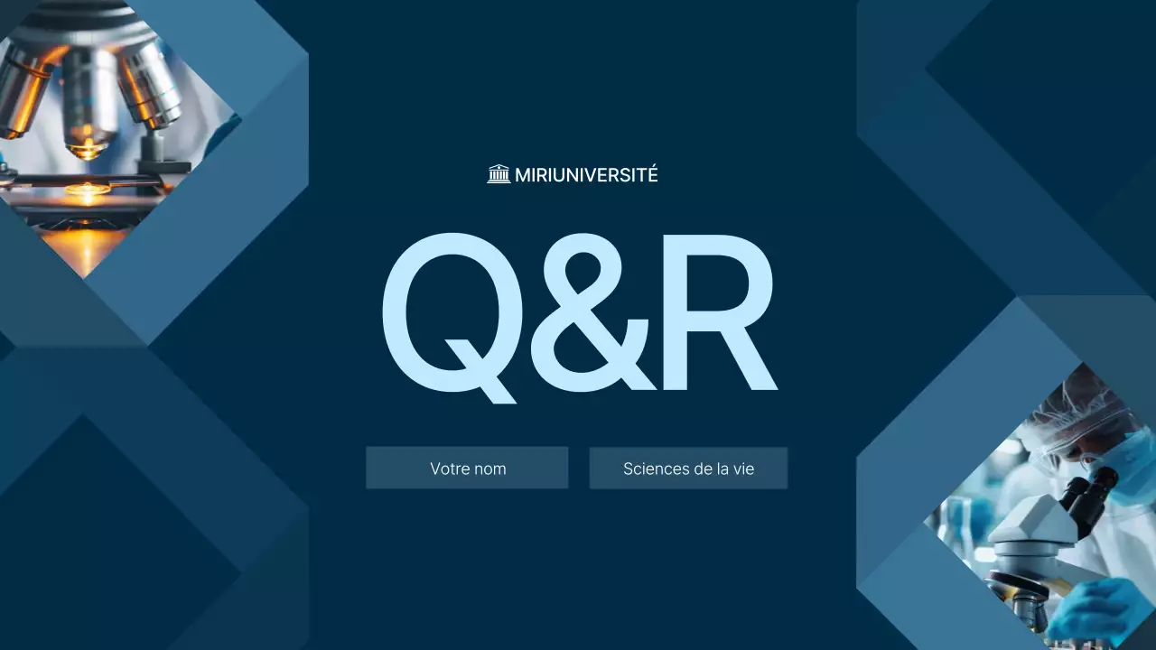 conférence bleue sur la science moderne