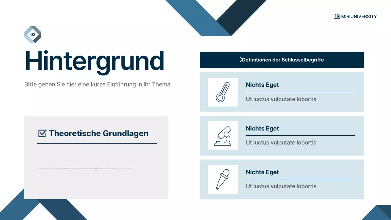 blue modern science lecture