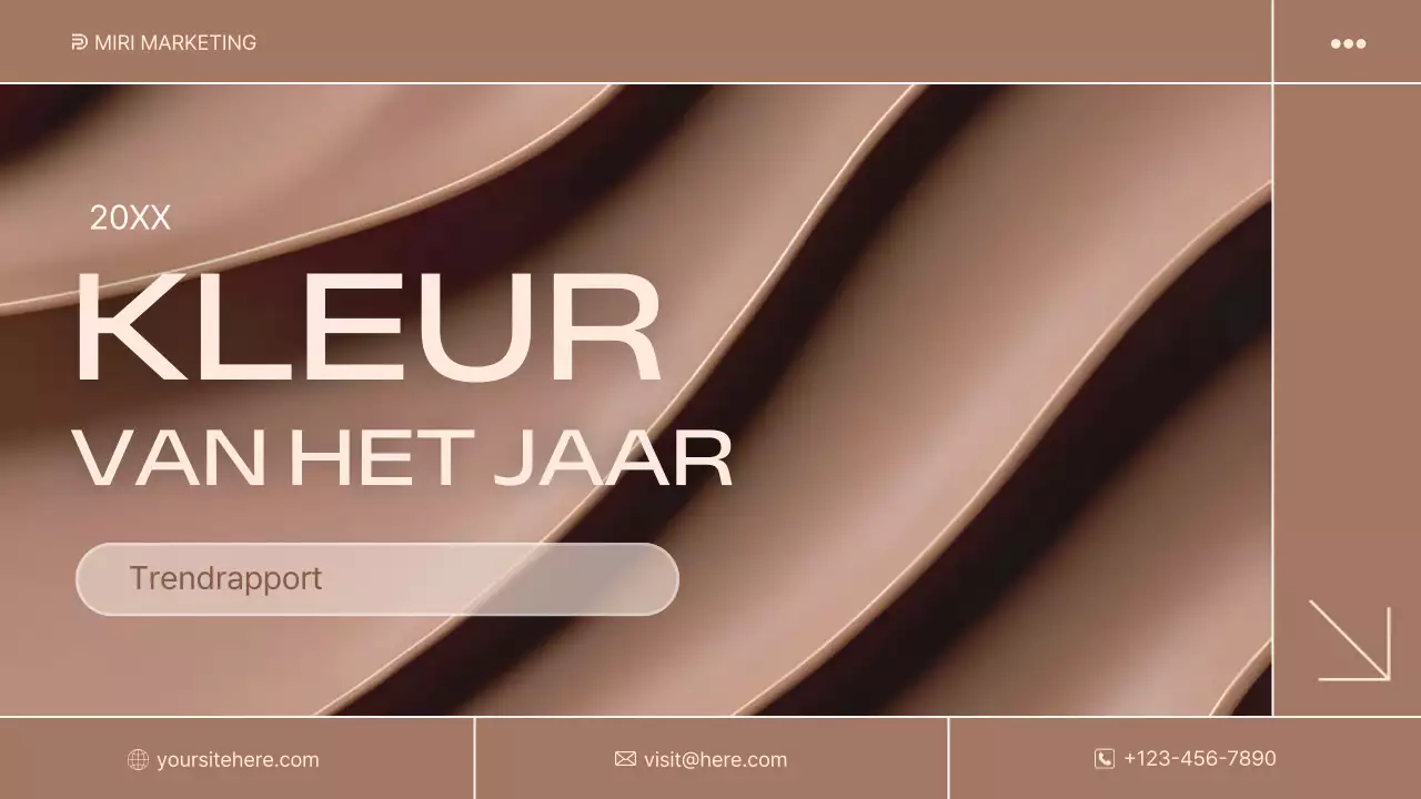 beige modern trendrapport document