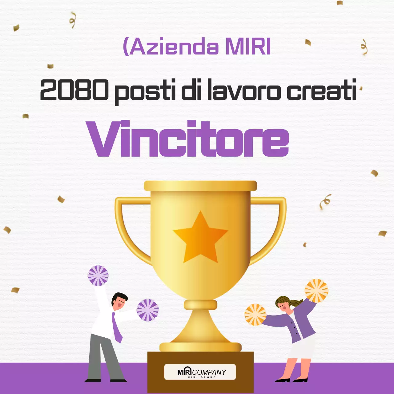 Targa aziendale semplice viola