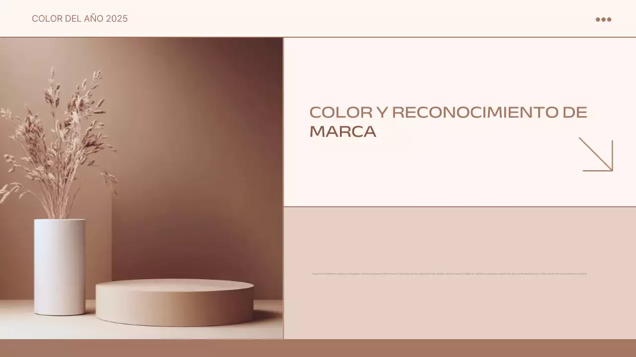 beige moderno informe de tendencias documento