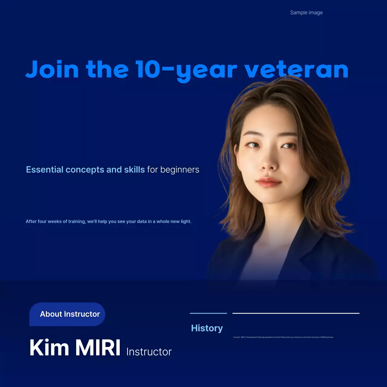 Aviso de recrutamento de estagiários da Blue Modern