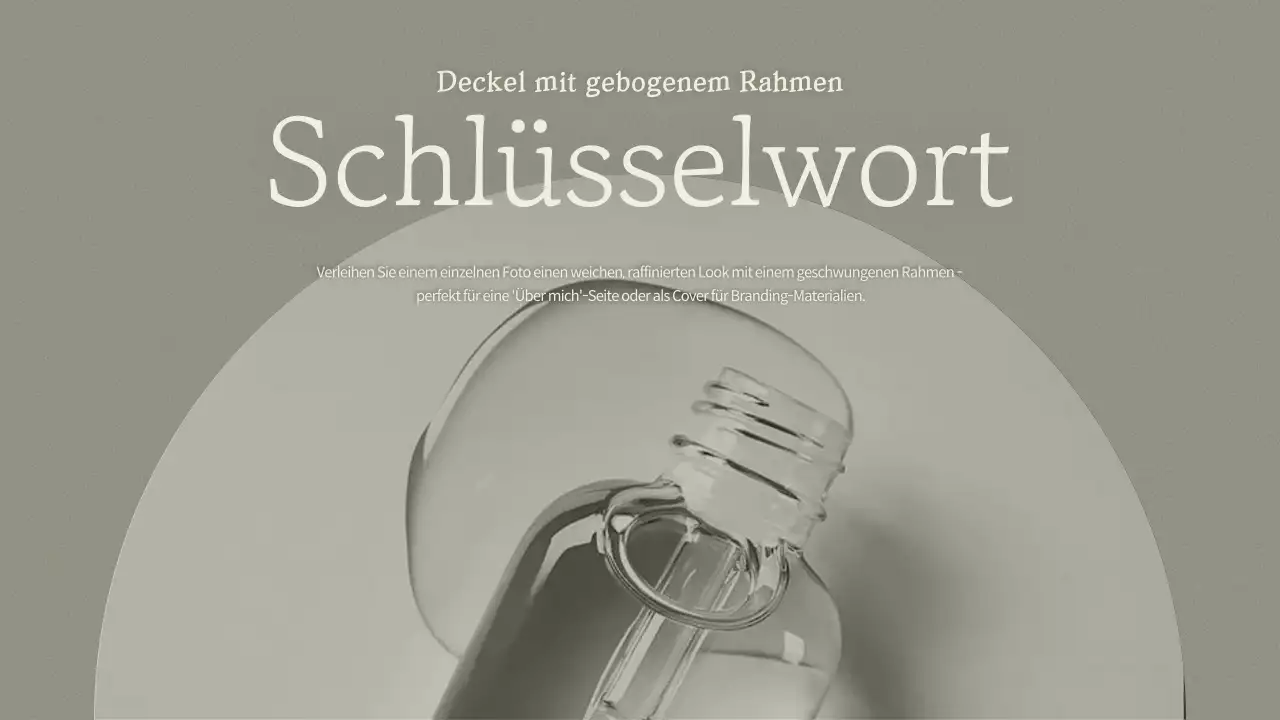 Beige Minimalistische Fotografie Fotorahmen