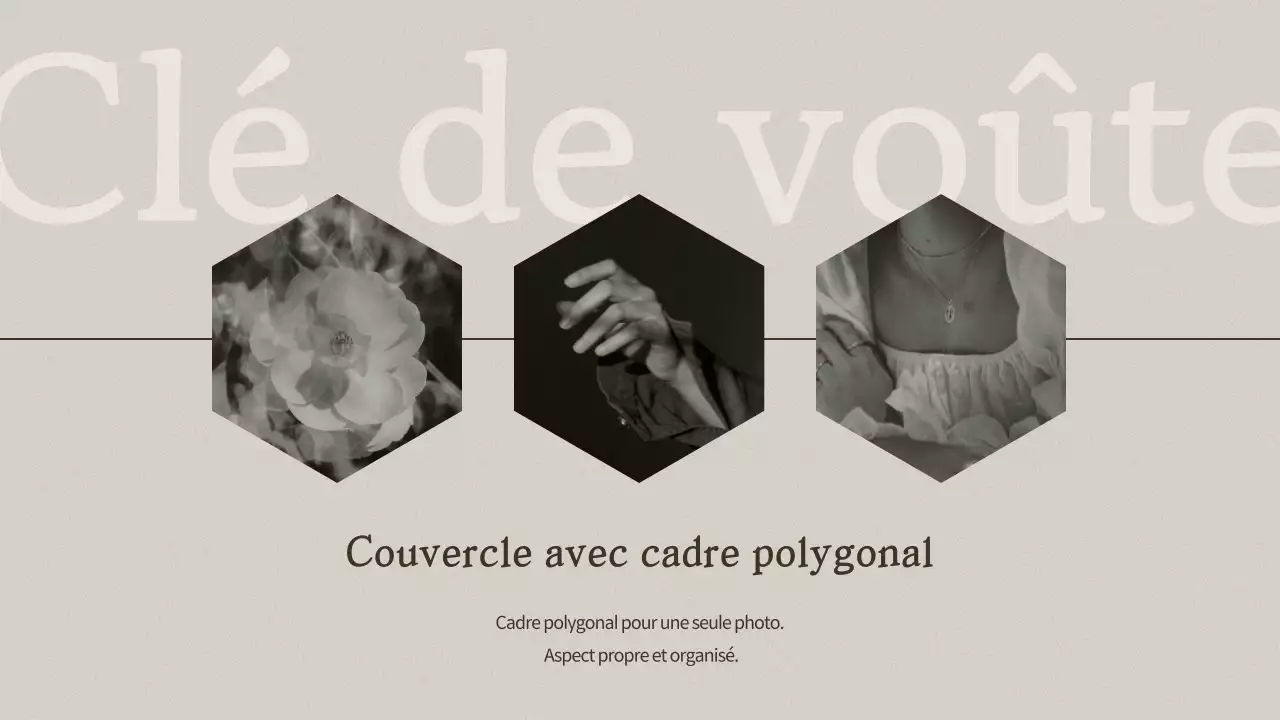 Cadre photo minimaliste beige