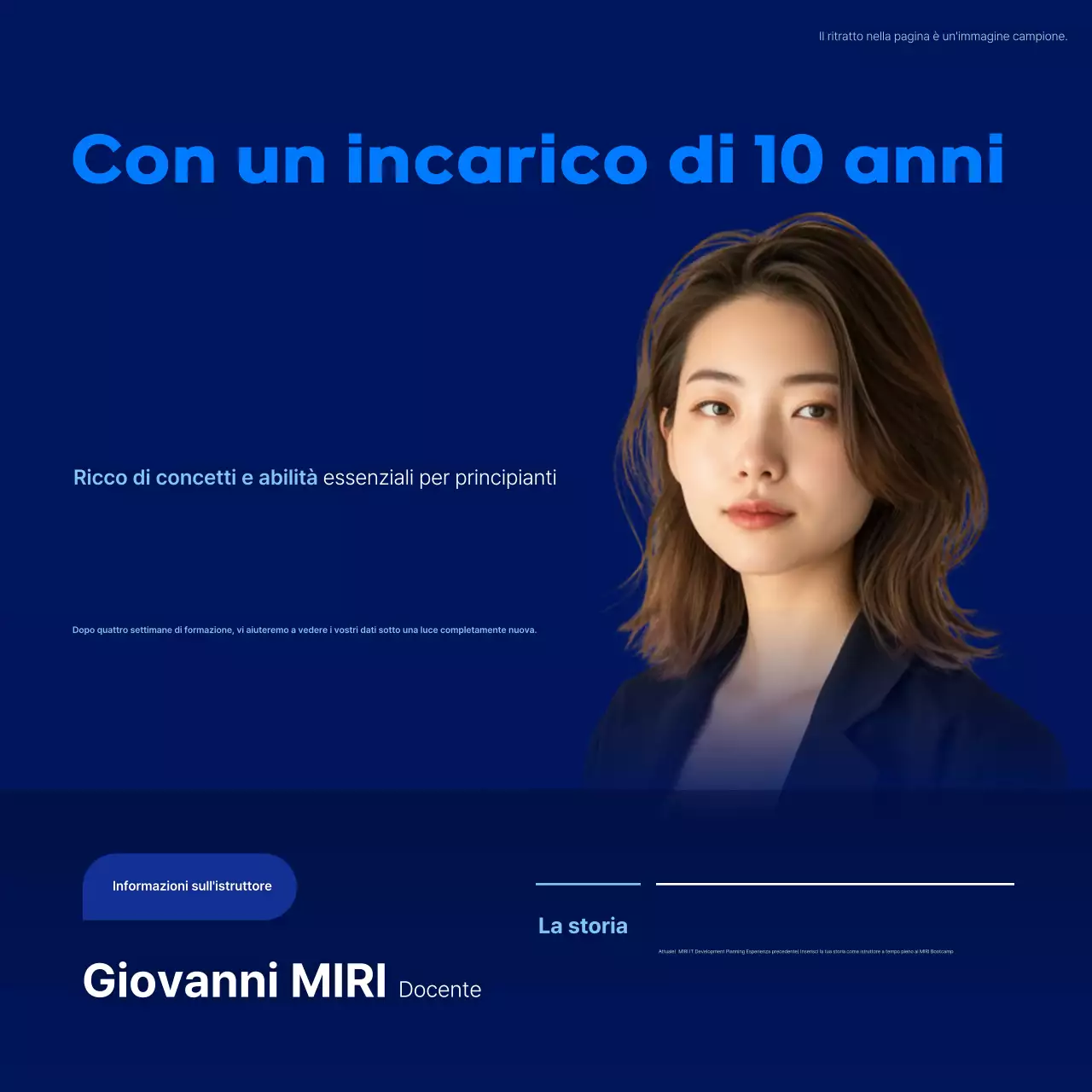 Bando di reclutamento per apprendisti Blue Modern