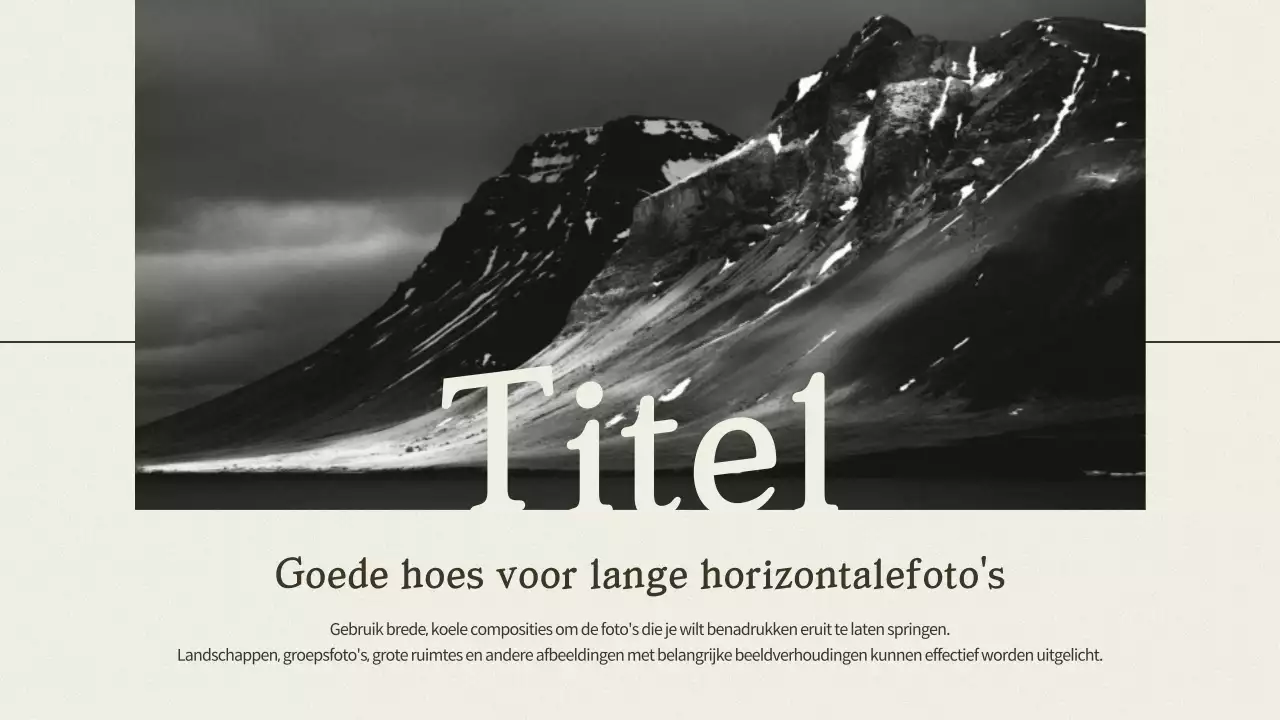 Beige minimalistisch fotolijstje