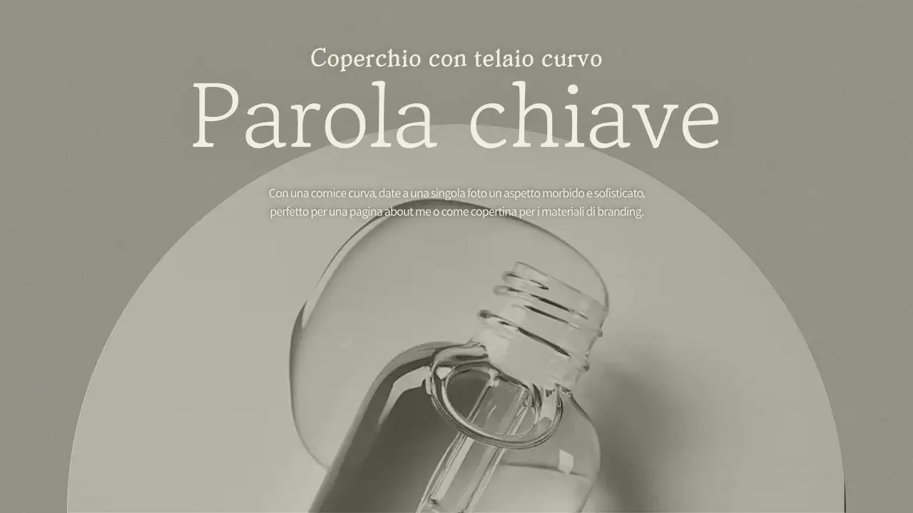 Cornice fotografica minimalista beige