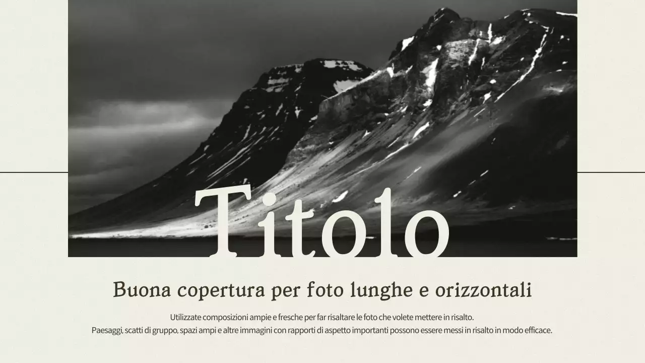 Cornice fotografica minimalista beige