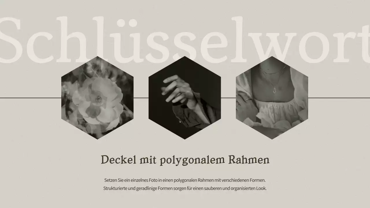 Beige Minimalistische Fotografie Fotorahmen