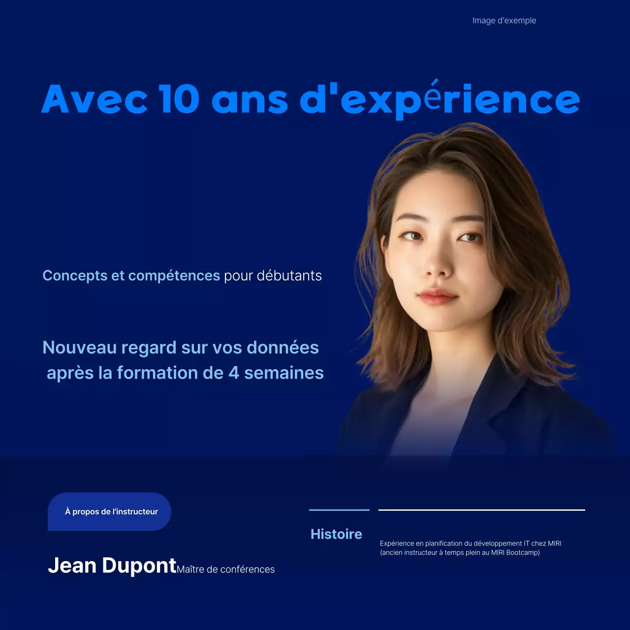 Avis de recrutement de stagiaires Blue Modern