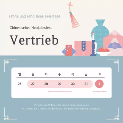 Leitfaden für das traditionelle chinesische Neujahrsfest in Mint