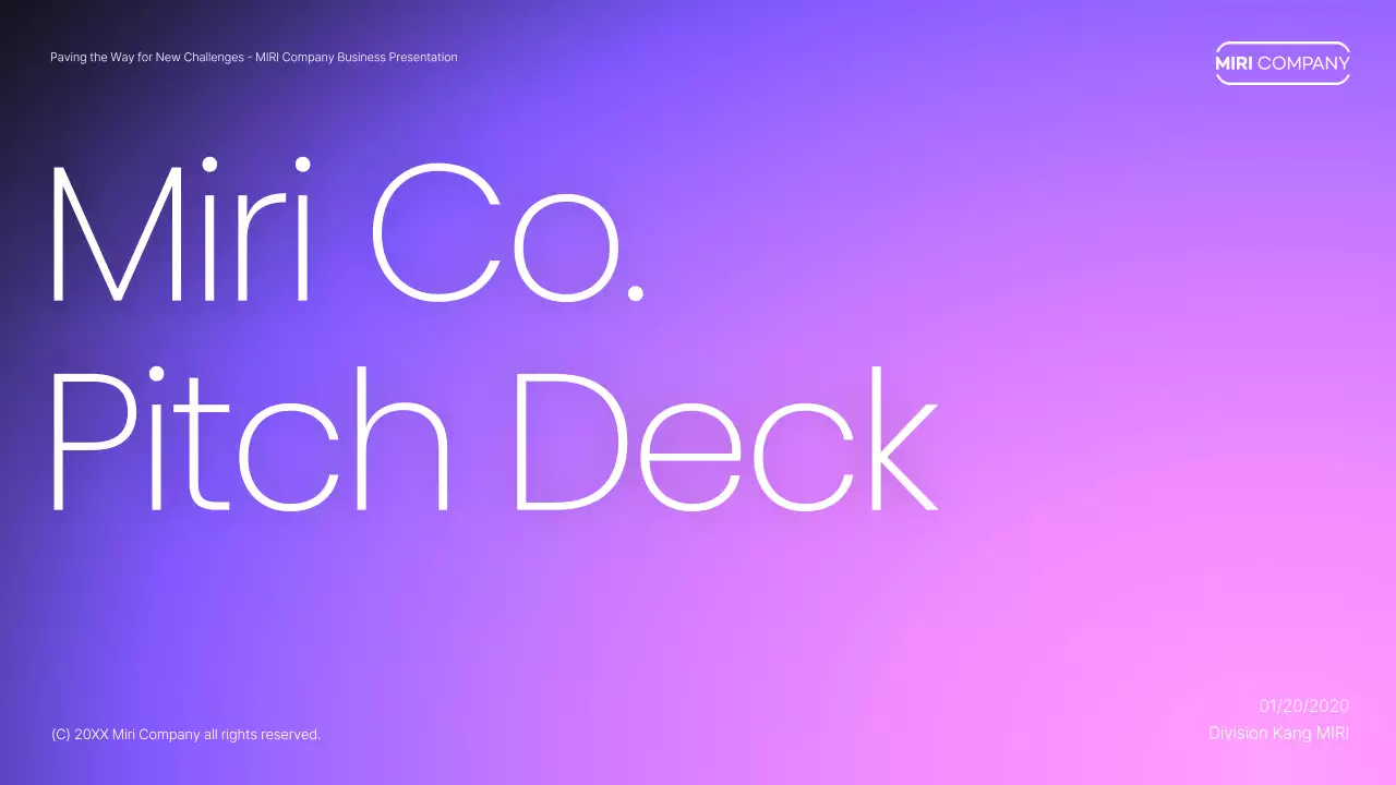 Planear um discurso empresarial moderno em tons de lilás