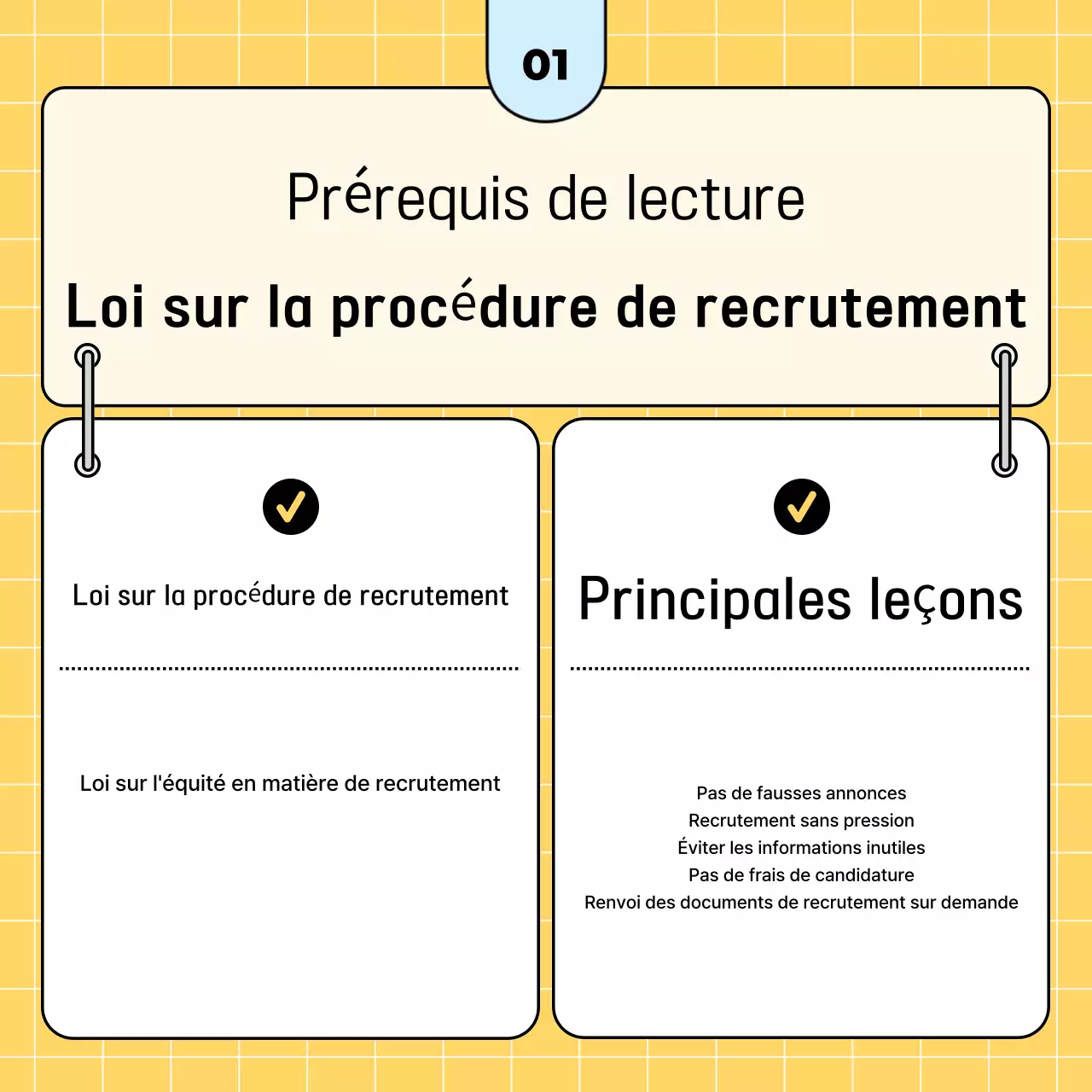 Transférer les travaux à Yellow Simple