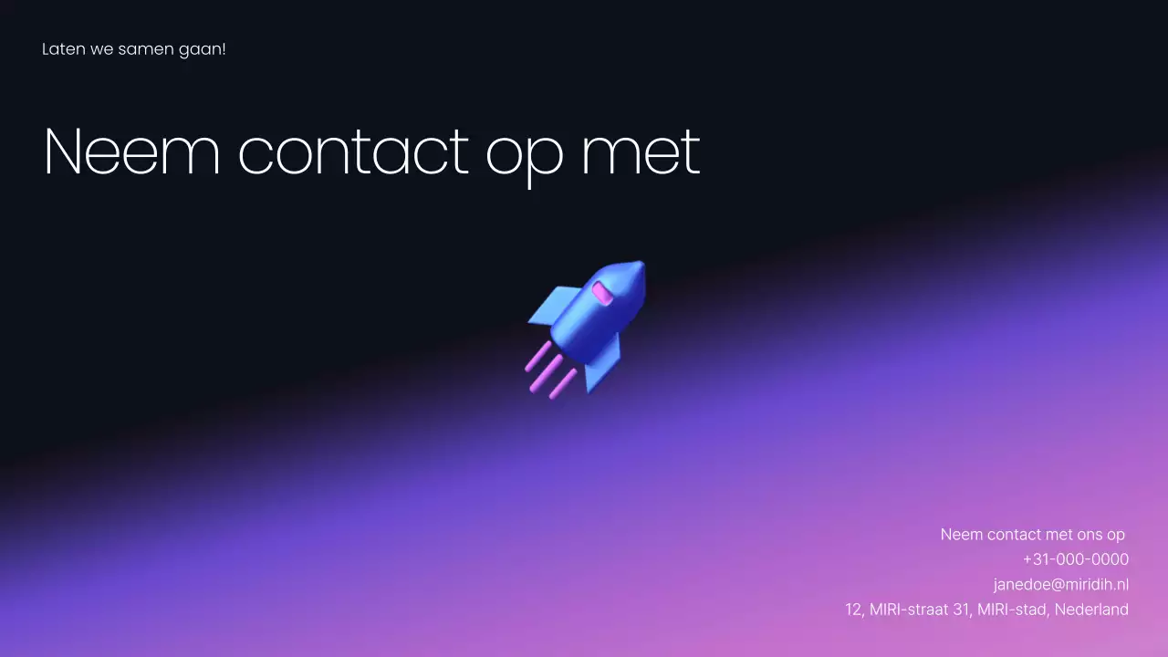 Een mauve moderne zakelijke pitch plannen