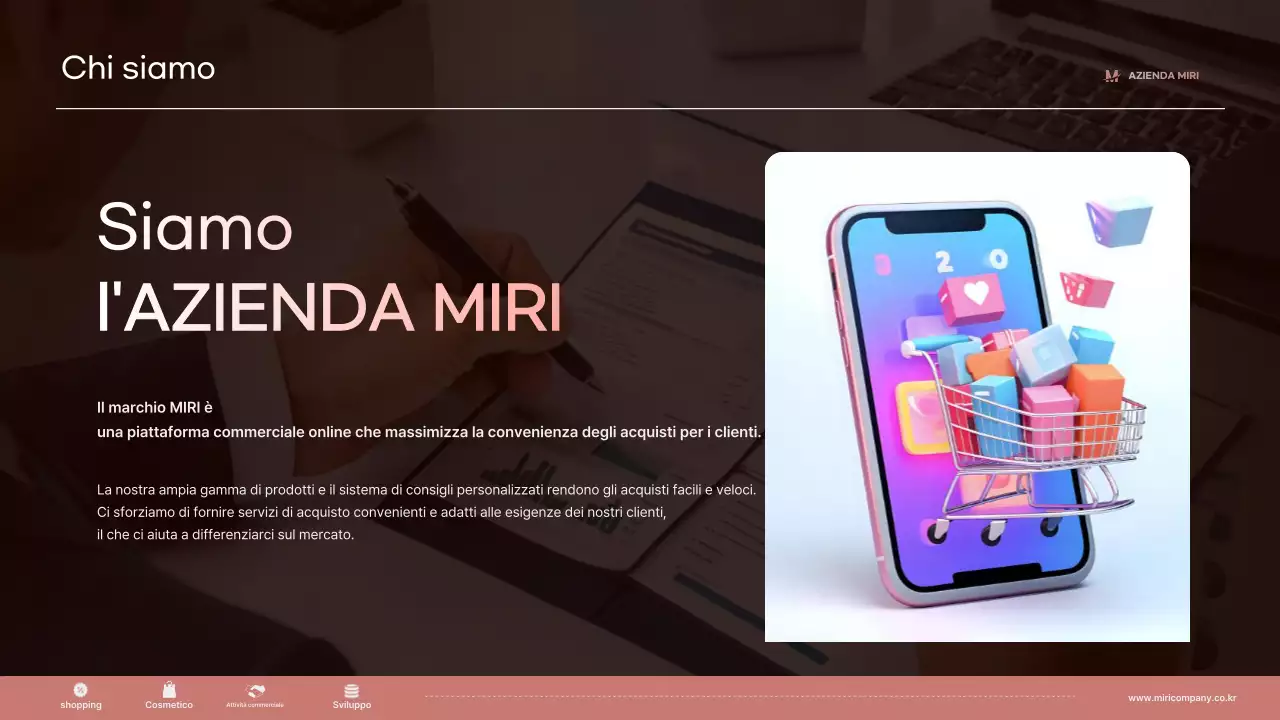 Descrizione dell'azienda Brown Modern