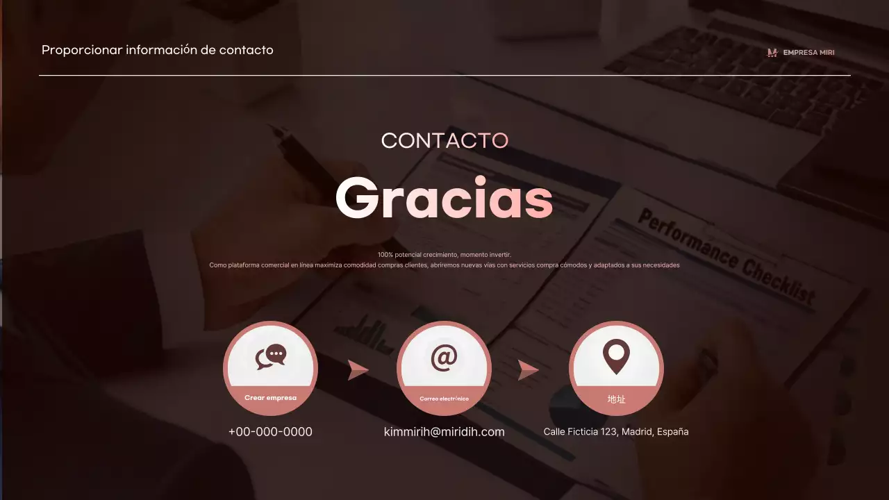 Descripción de la empresa Brown Modern