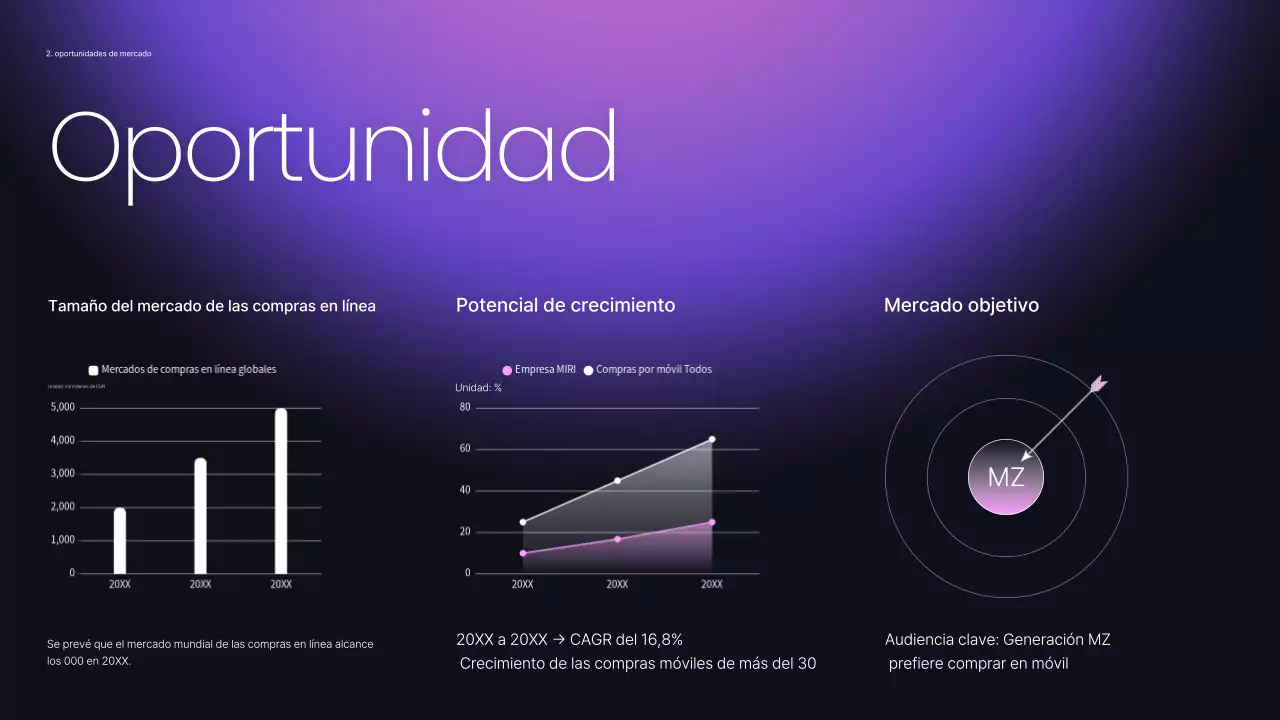 Planificar un discurso empresarial moderno en malva