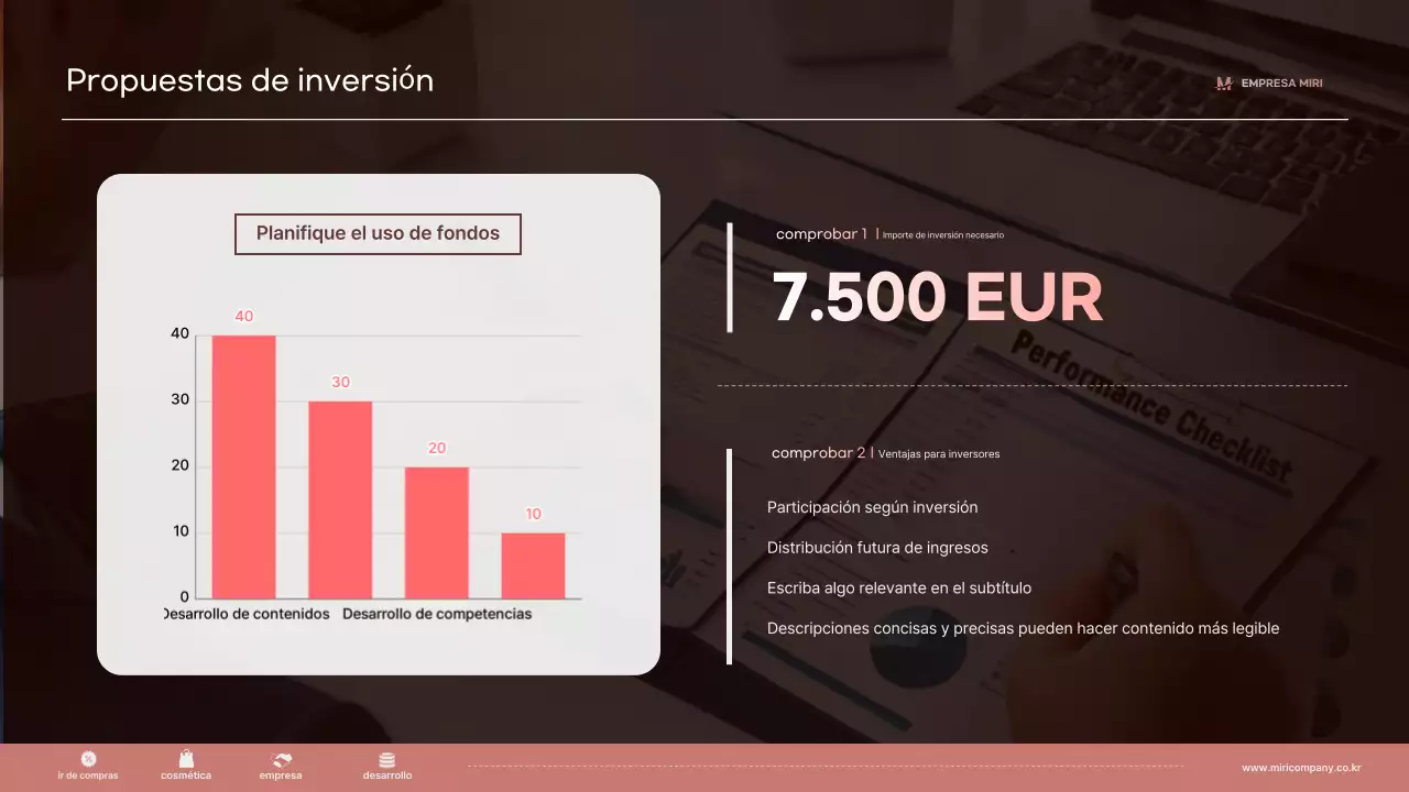 Descripción de la empresa Brown Modern