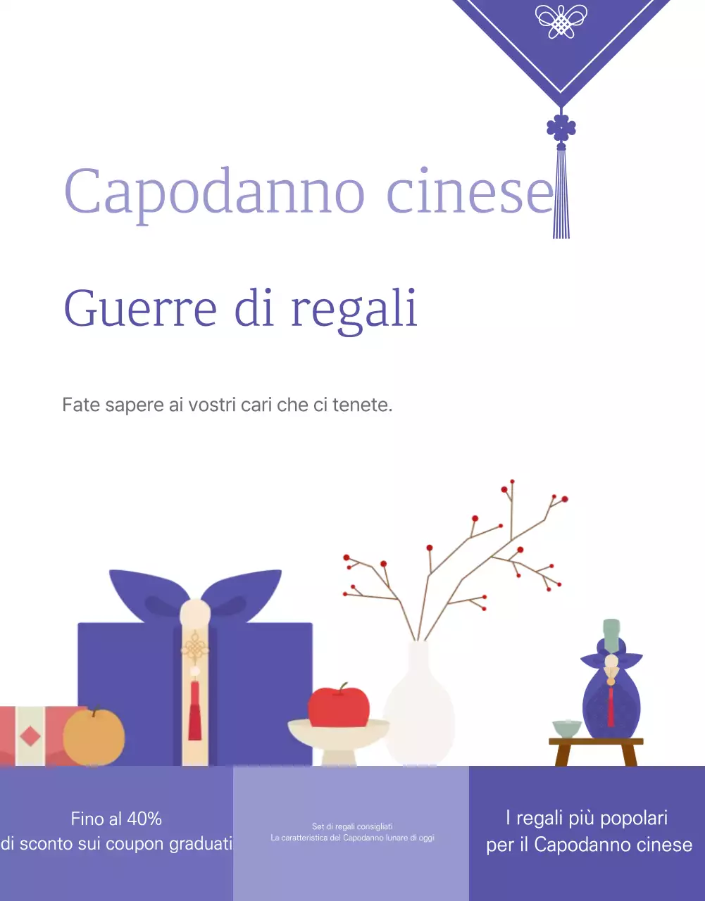 Promozione del Capodanno cinese tradizionale Farang