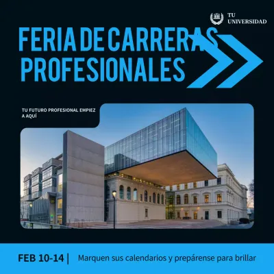 blue modern anuncio de carrera