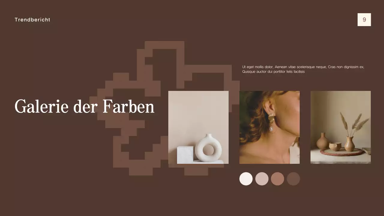 beige modern trend report Dokument