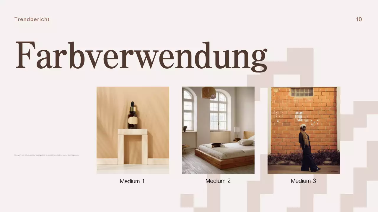 beige modern trend report Dokument