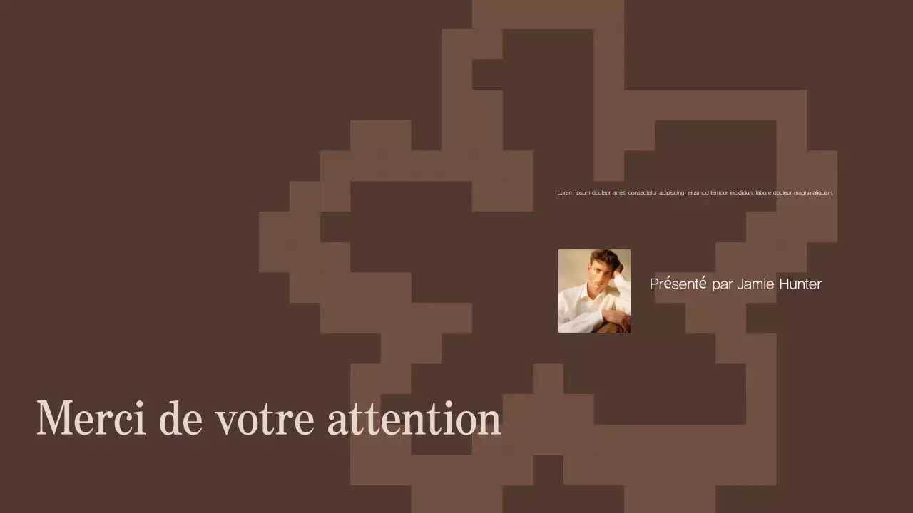 document de rapport sur les tendances modernes en beige