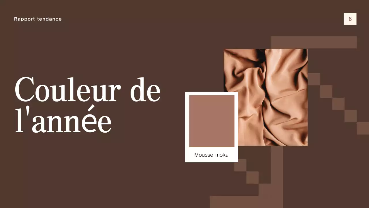 document de rapport sur les tendances modernes en beige