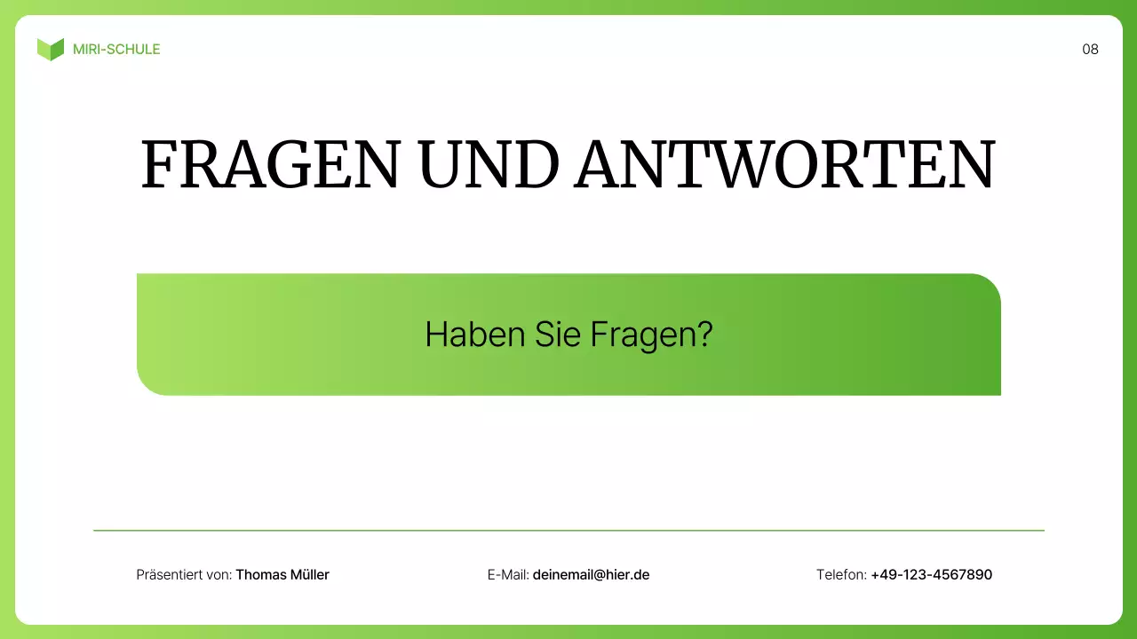 Grüne Vorlesung zur modernen Biologie