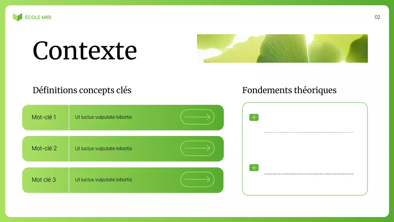 cours de biologie moderne verte