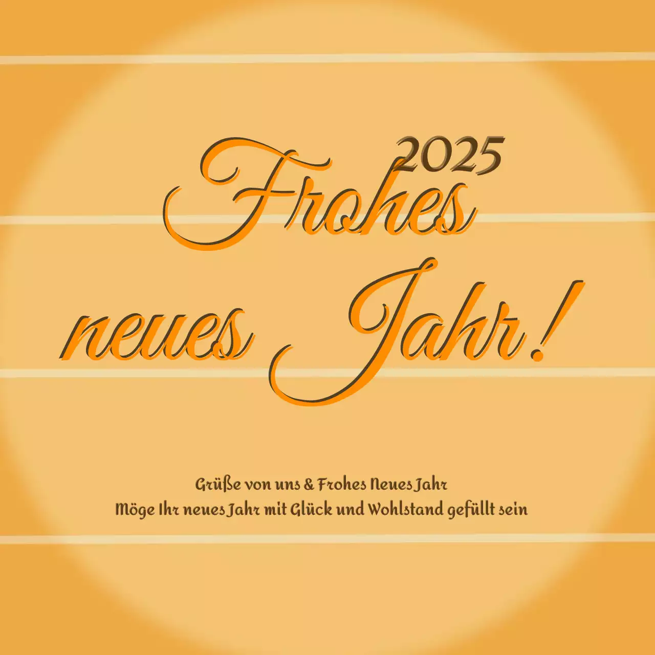 Brown Classic Neujahrsgrüße
