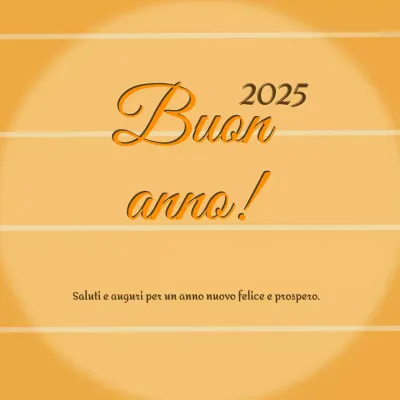 Auguri di buon anno Brown Classic