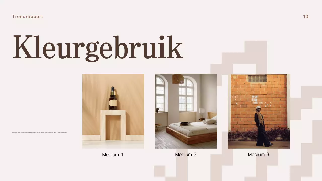 beige modern trendrapport document