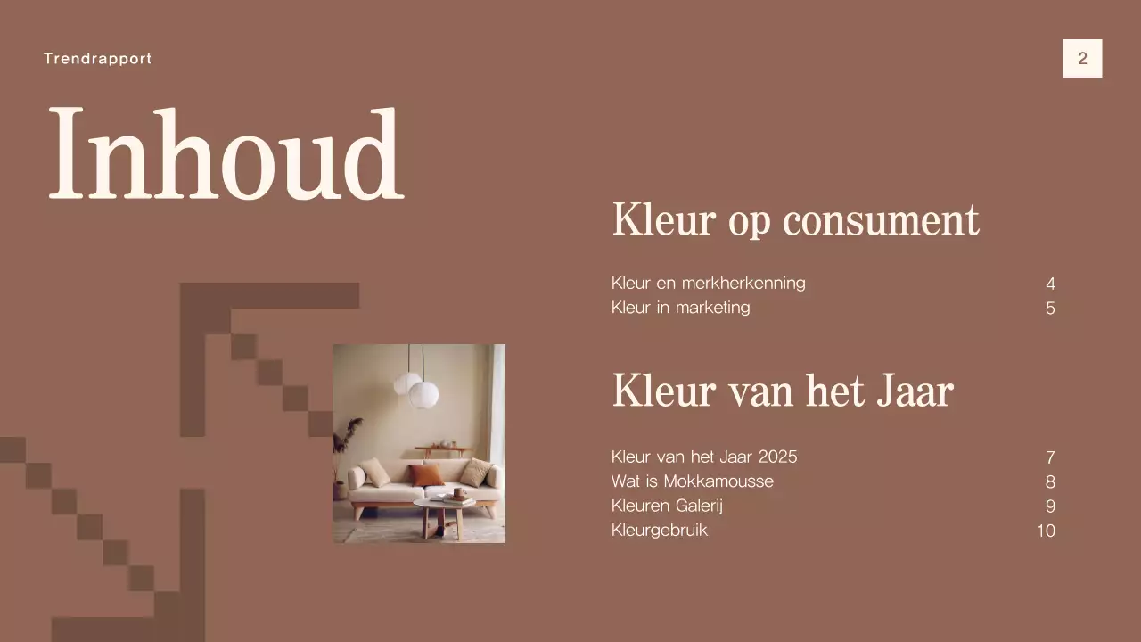 beige modern trendrapport document
