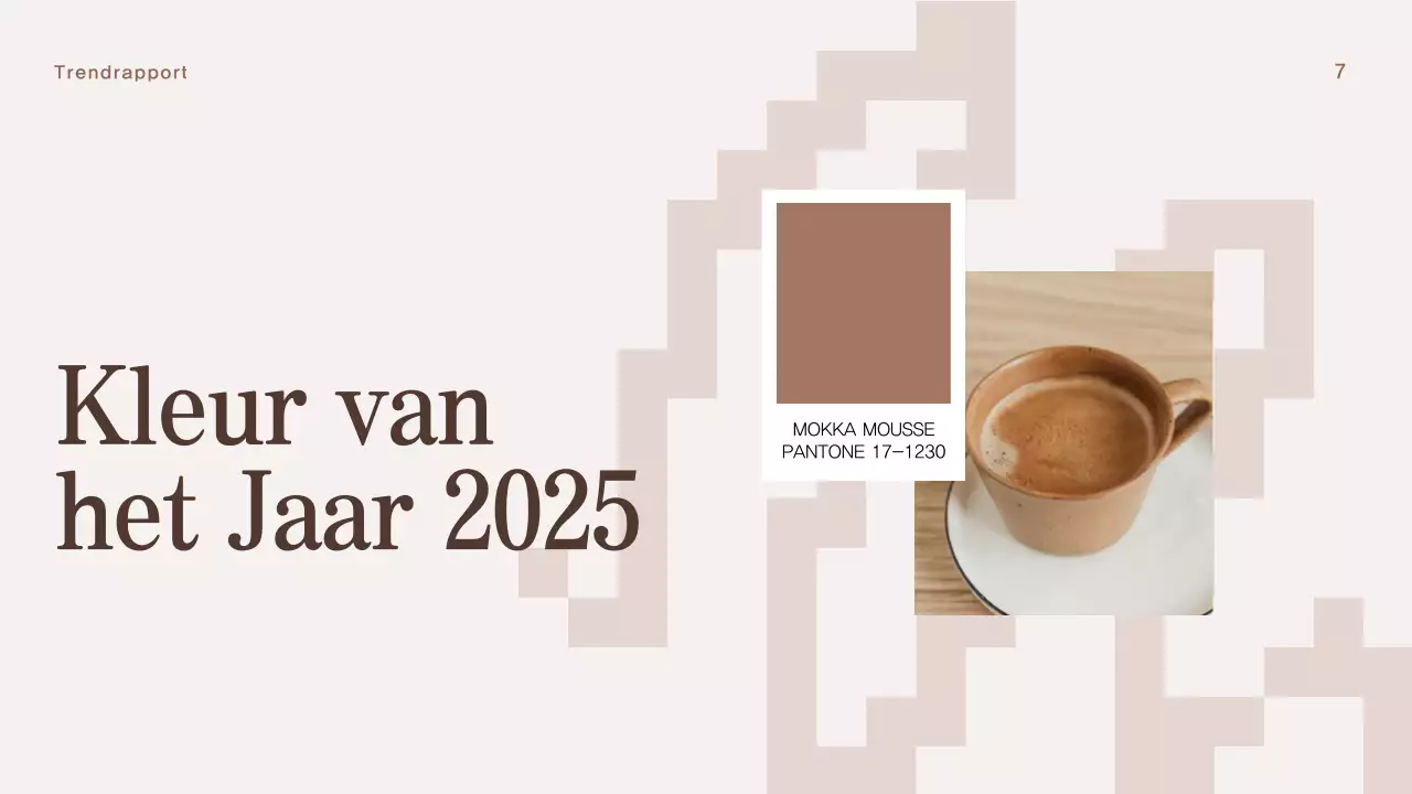 beige modern trendrapport document