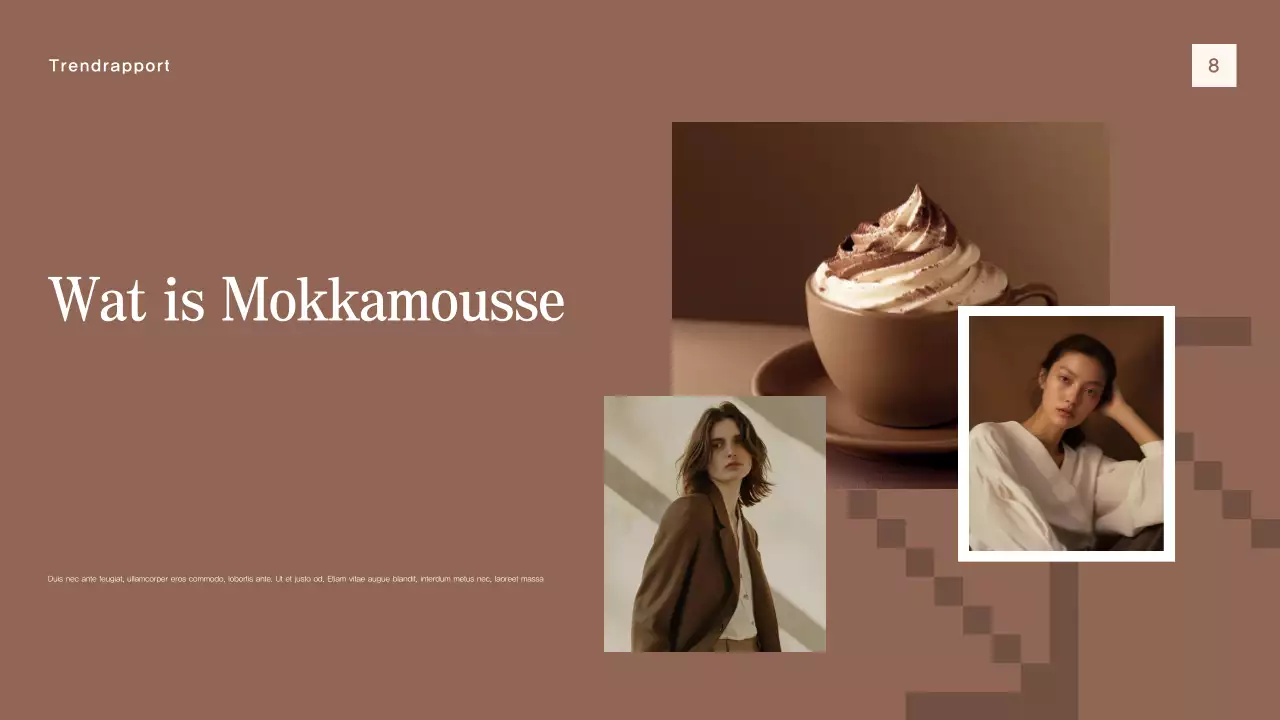 beige modern trendrapport document