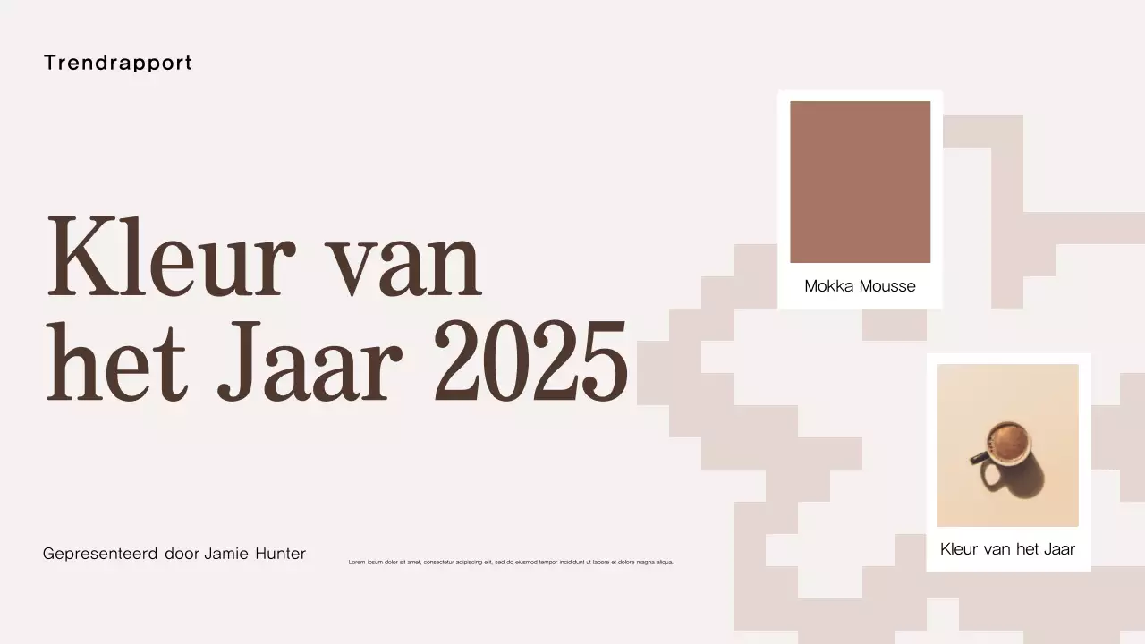 beige modern trendrapport document