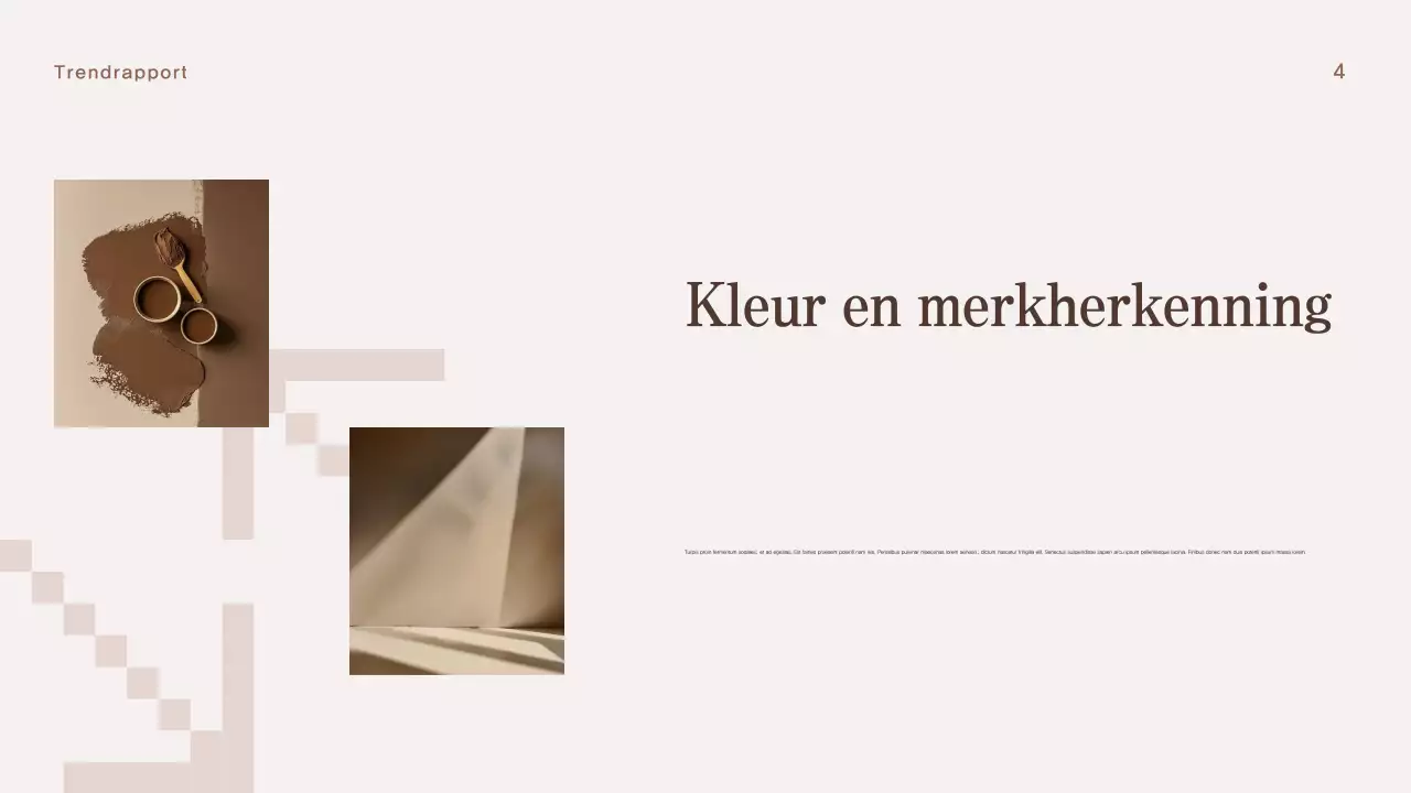 beige modern trendrapport document