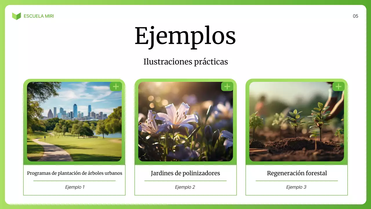 conferencia de biología moderna verde