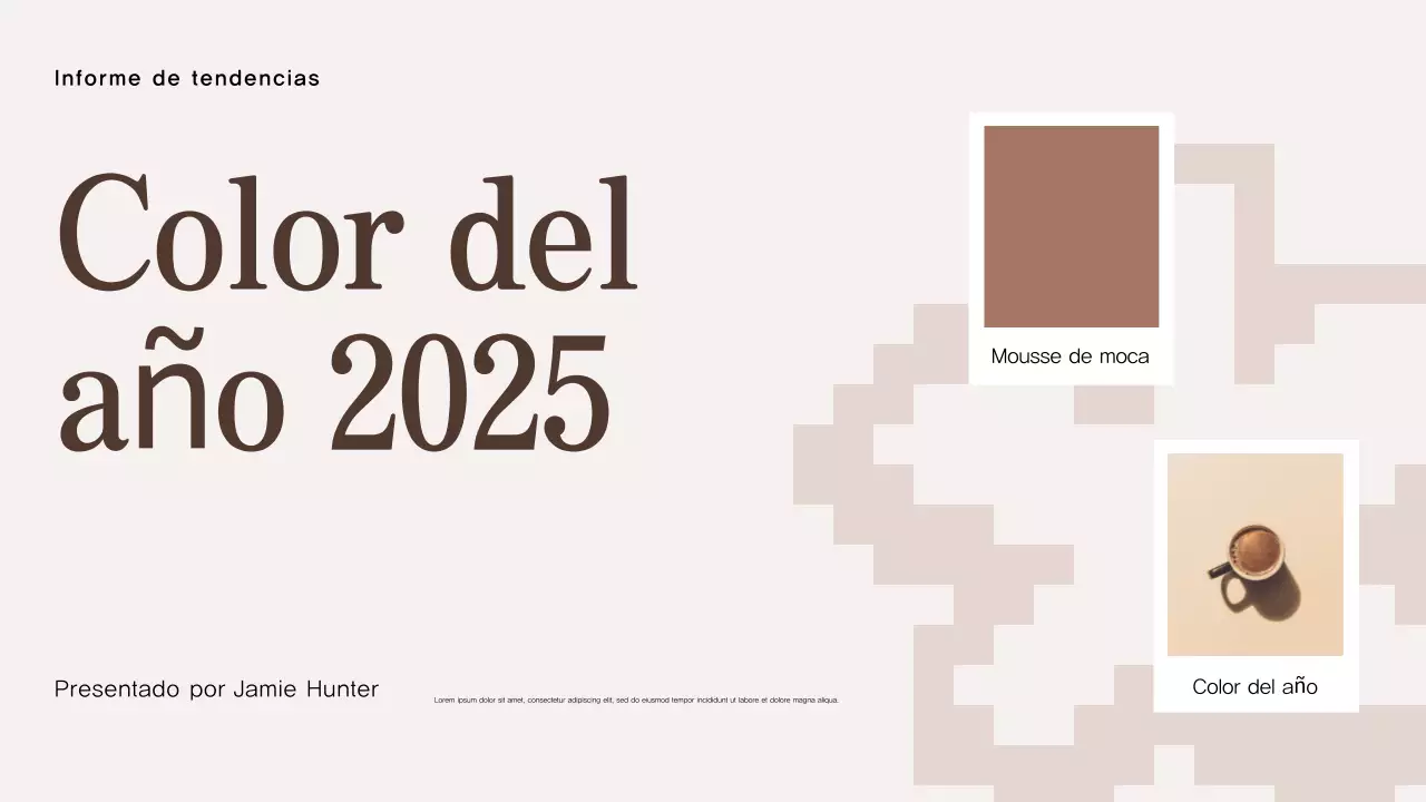 beige moderno informe de tendencias documento