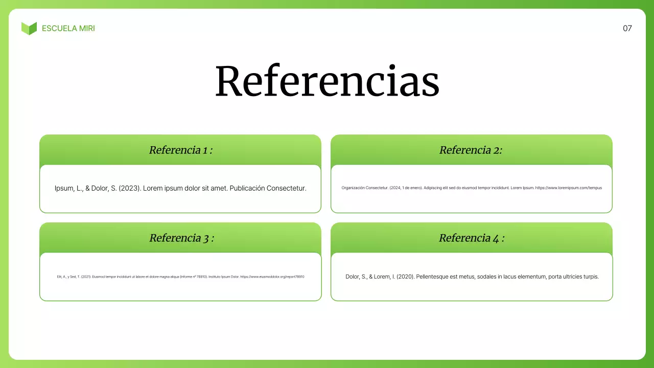 conferencia de biología moderna verde