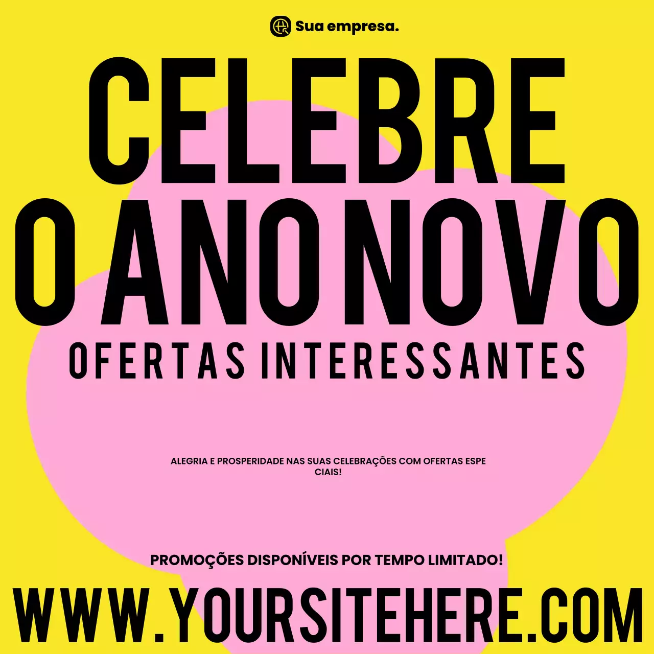promoção de ano novo yellow bold