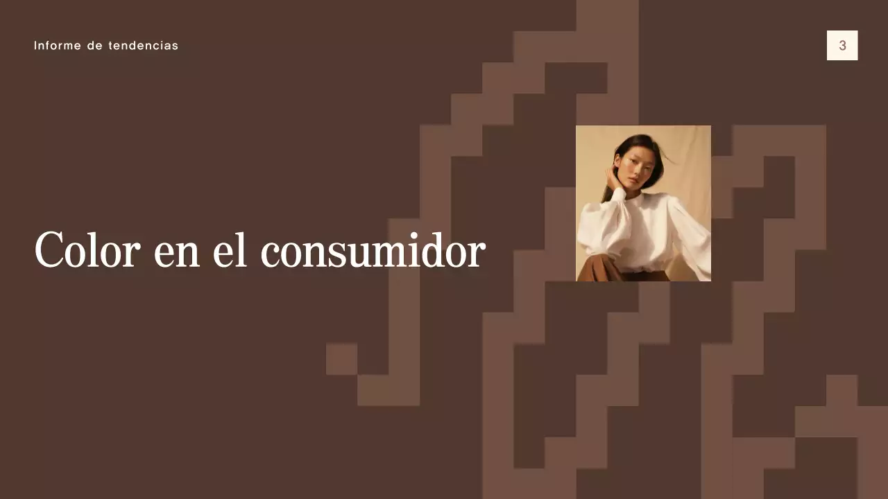 beige moderno informe de tendencias documento