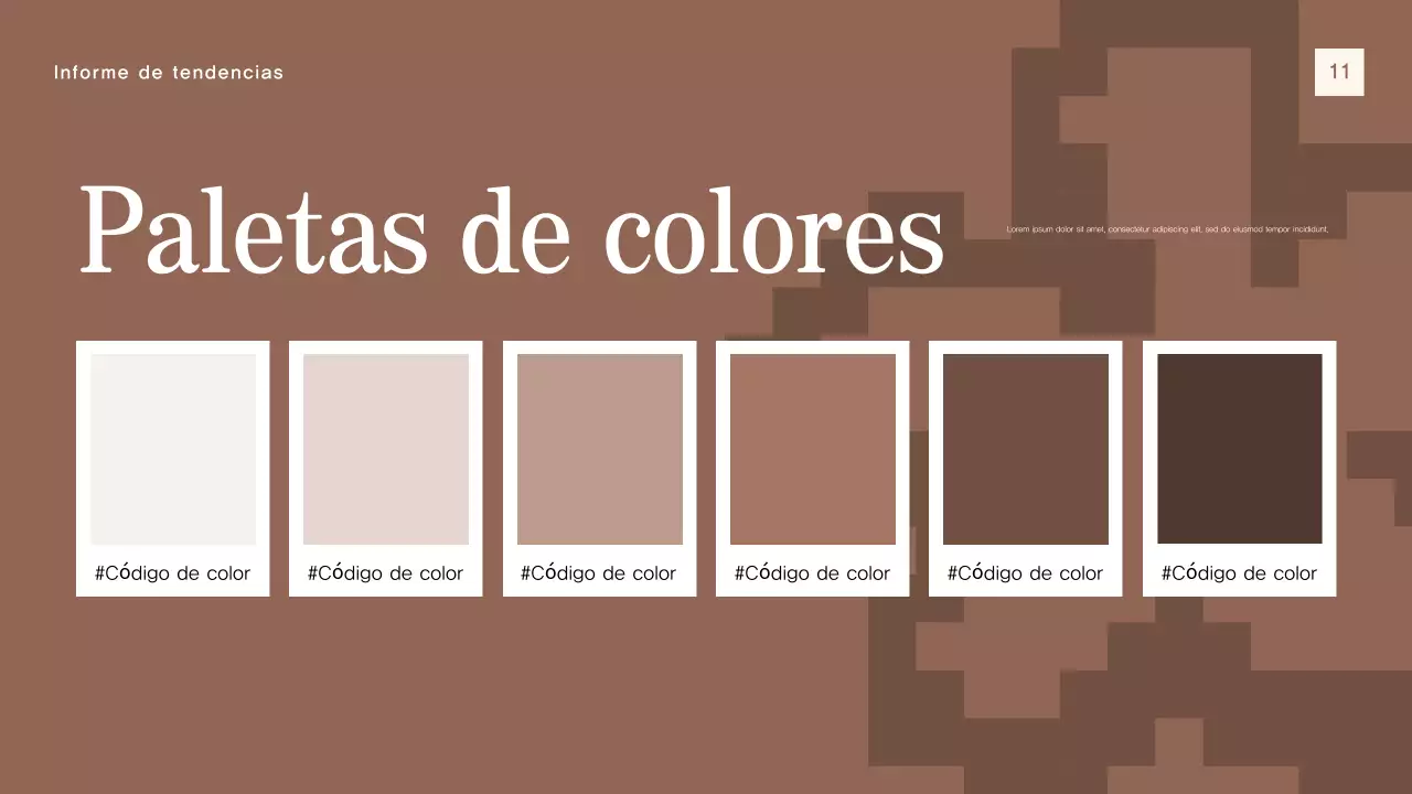 beige moderno informe de tendencias documento