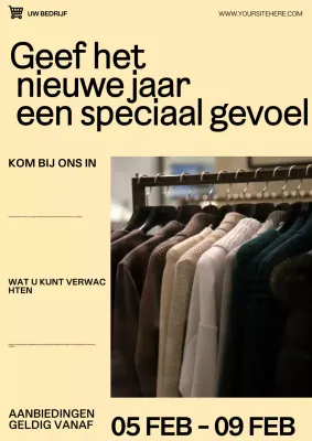 beige moderne mode promotie