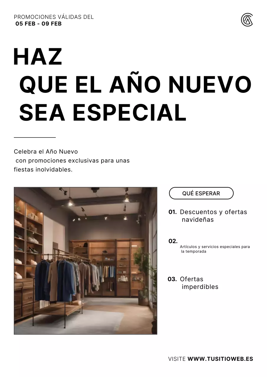 promoción de compras modernas en blanco