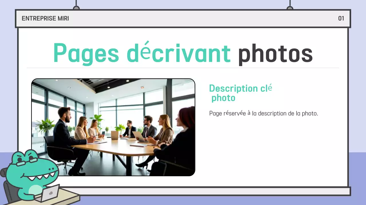 Documentation de présentation simple bleu clair